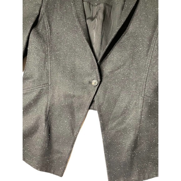 Womens‎ Blazer Helmut Lang Size 12 Wool Blend Black White Tux - Picture 4 of 11